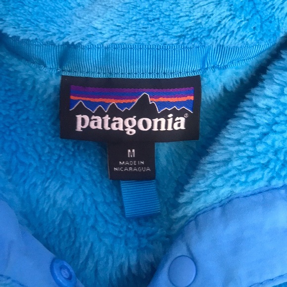 Patagonia Synchilla Snap Blue Pullover Fleece Blue Fuzzy Medium Fall 2023 - Picture 4 of 8